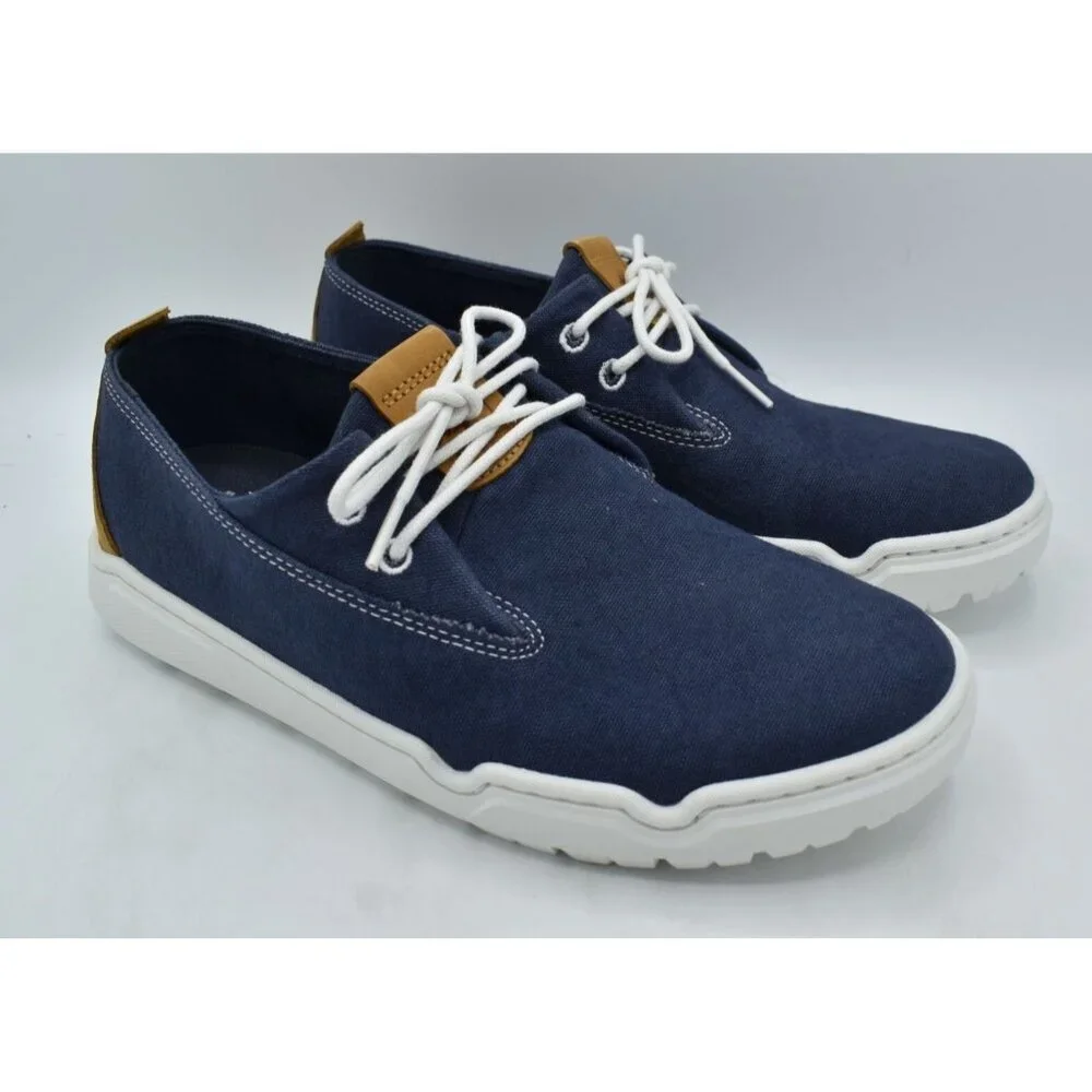 Timberland Mens Size 12 Timberloop Go Roam Dark Blue Canvas Low Sneakers‎
